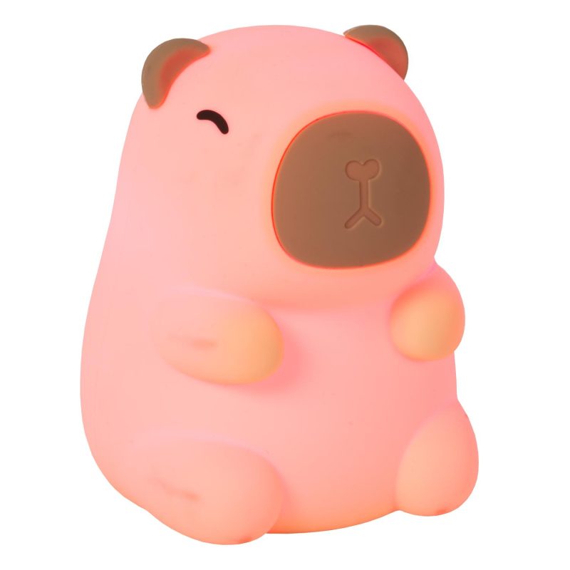 LUCIDE PINCHA CAPYBARA - Wiederaufladbare Nachtlampe für das Kinderzimmer