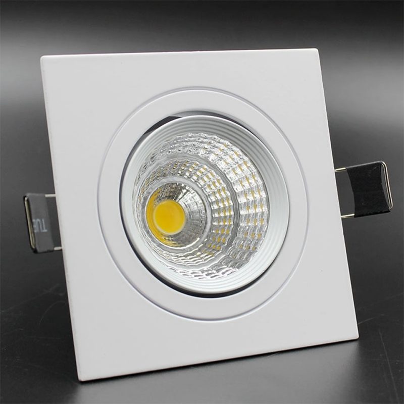 Kinghood LED-Einbaustrahler 24W dimmbar, weiß 14x14cm
