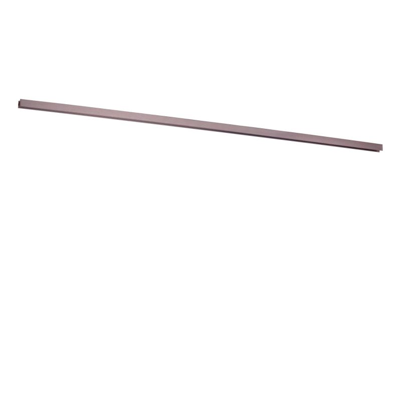 LUCIDE Premium LINIAL Rail de Surface - Système de Rail 1 Phase / Éclairage de Rail - Intelligent - Rail 48V - 1 Mètre - Chrome Noir Mat