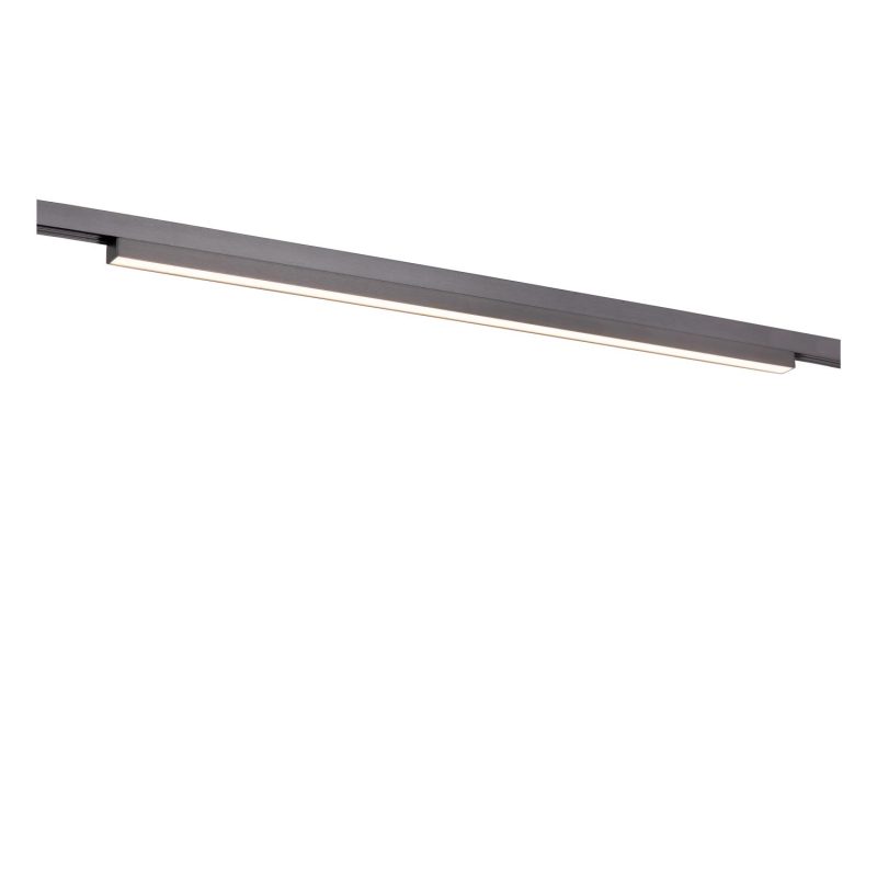 LUCIDE Premium LINIAL GLYXX Railspot - Système de rail 1-phase / Éclairage rail intelligent - Smart - 48V Track - 1xLED - Chrome noir mat