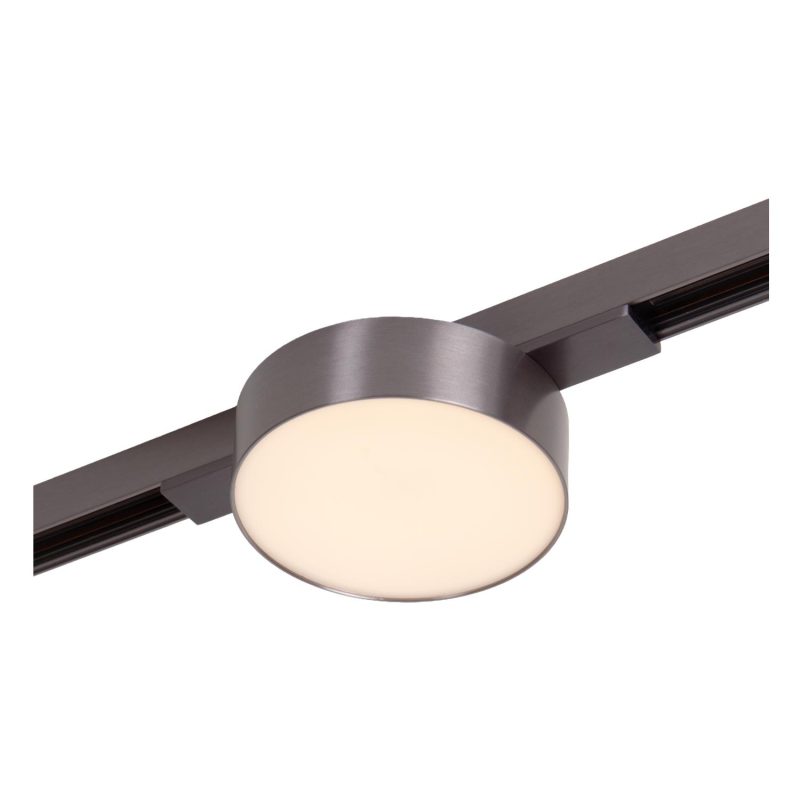 LUCIDE Premium LINIAL FIXXT Railspot - 1-Phasen Schienensystem / Smarte Schienenbeleuchtung - Smart - 48V Track - 1xLED - Matt Schwarz Chrom