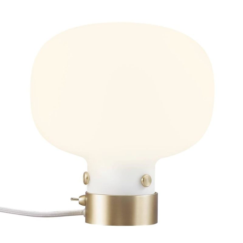 Nordlux Table lamp with opal white glass shade and metal base, E27