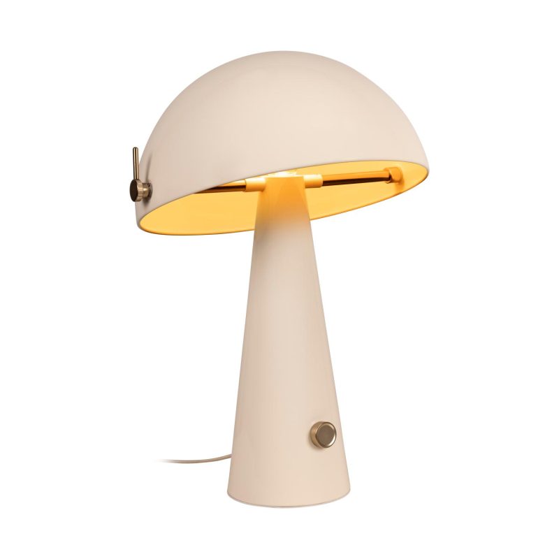 LUCIDE BARONE - Tafellamp - Ø 38 cm - 1xE27 - Beige - Vibes