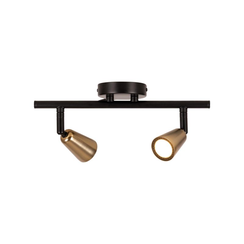 LUCIDE TIANA - Wandspot / Wandlamp - 2xGU10 (MR16) - Champagne kleur - Essential