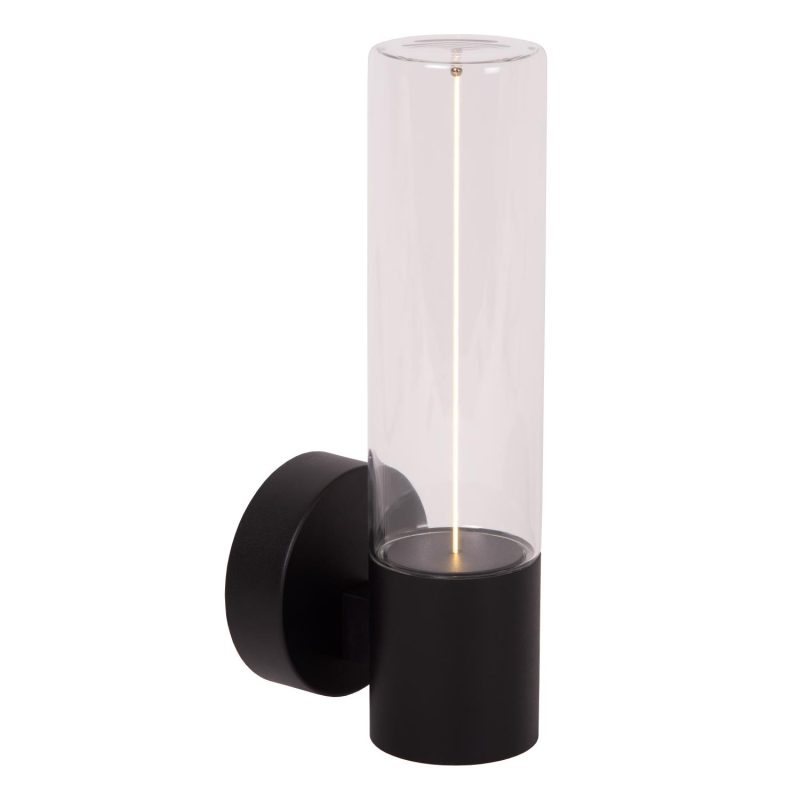 LUCIDE FILANI - Applique Interno/Esteriore - LED - 1x8W 2700K - IP54 - Nero - Essential