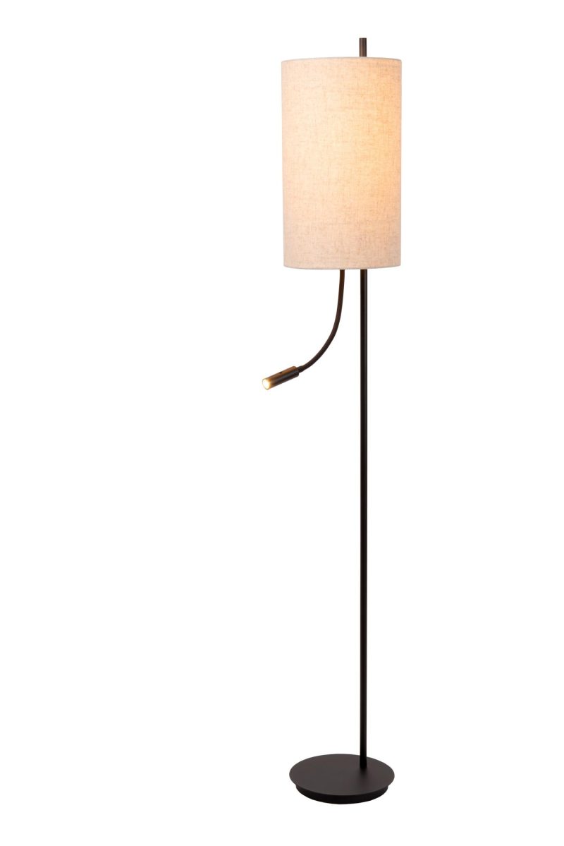 LUCIDE MAGIC - Lampada da terra - Ø 24 cm - 1xE27 - Nera