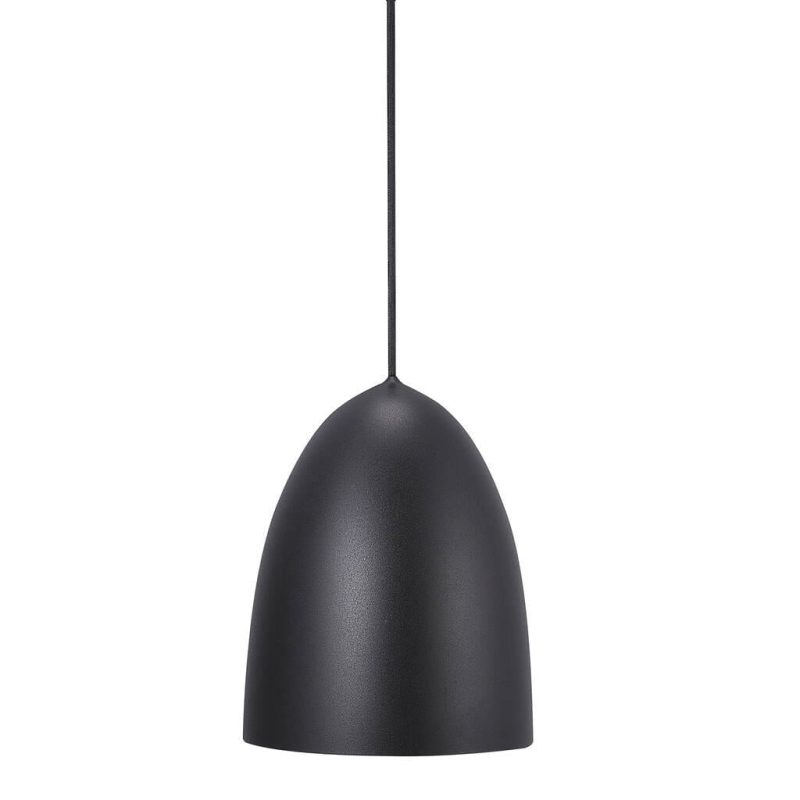 Nordlux Lampada a sospensione Nordic E27 nera, classe 2, IP20, cavo 300 cm