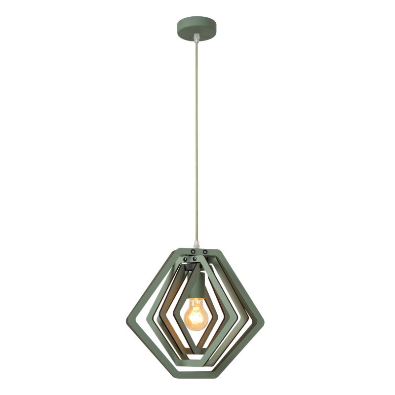LUCIDE MAURO - Lampada a Sospensione per Bambini - 1xE27 - Verde