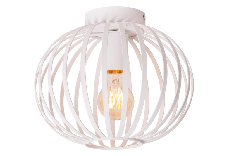 LUCIDE MANUELA - Ceiling Light - Ø 25 cm - 1xE27 - White