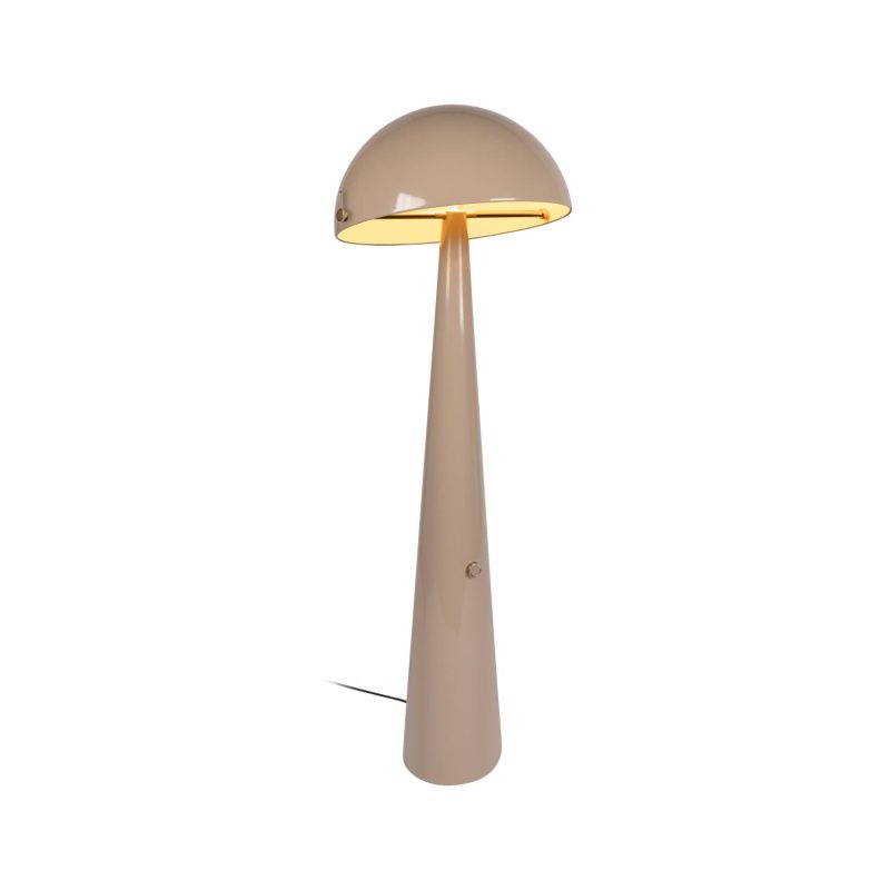 LUCIDE BARONE - Lámpara de pie - Ø 52,6 cm - 1xE27 - Taupe - Vibes