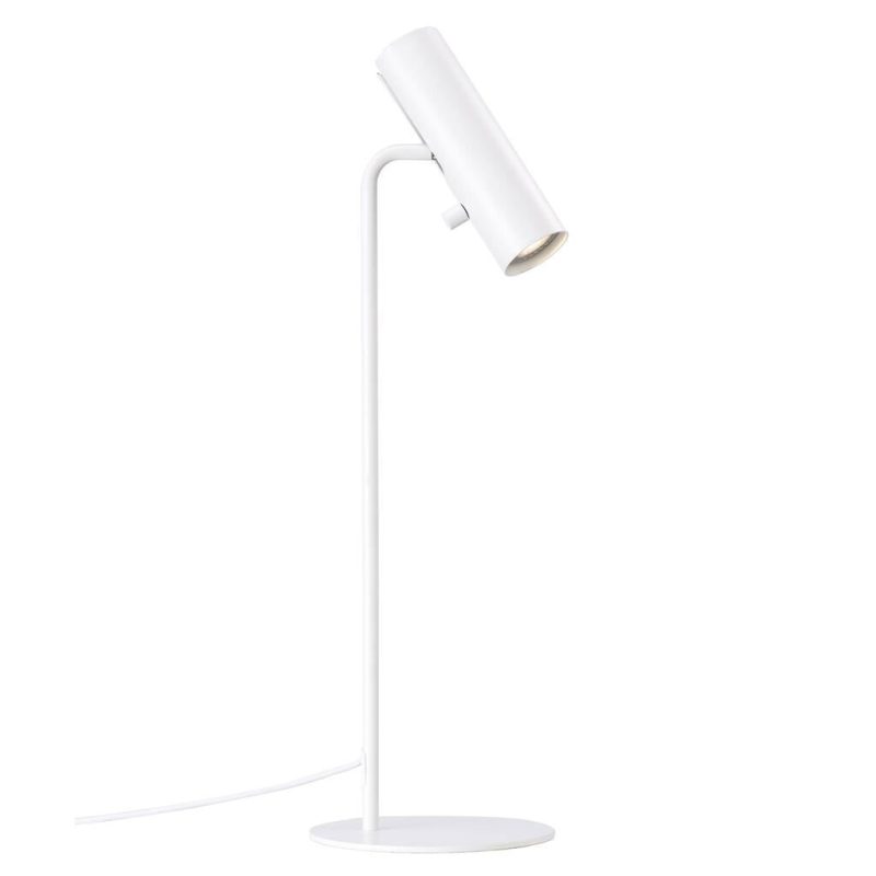 Nordlux Lampe de table cylindrique orientable GU10 max 8W blanc