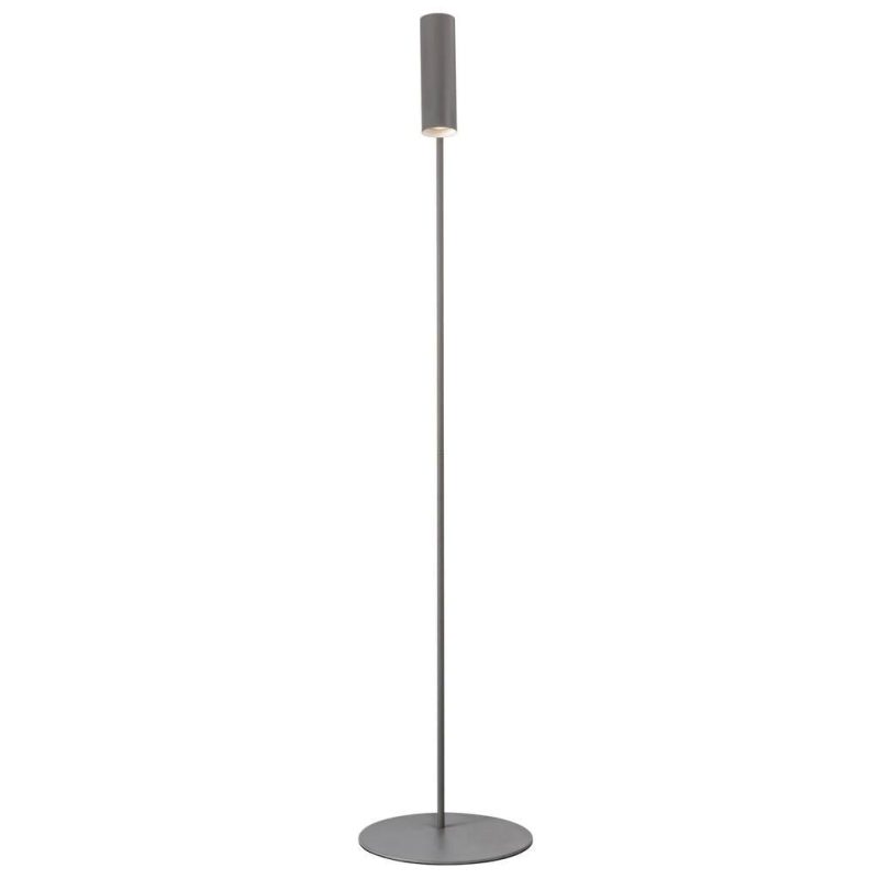 Nordlux Lampadaire design scandinave, orientable, métal gris