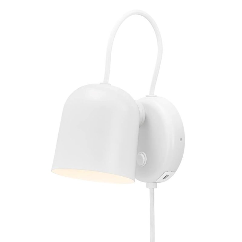 Nordlux Angle aplique orientable GU10 blanco/telegris, metal