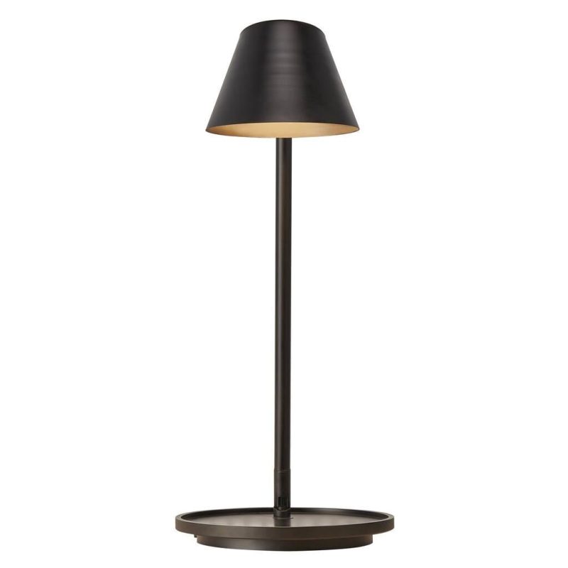 Nordlux Table lamp black with aluminium base, dimmable LED 14.5W