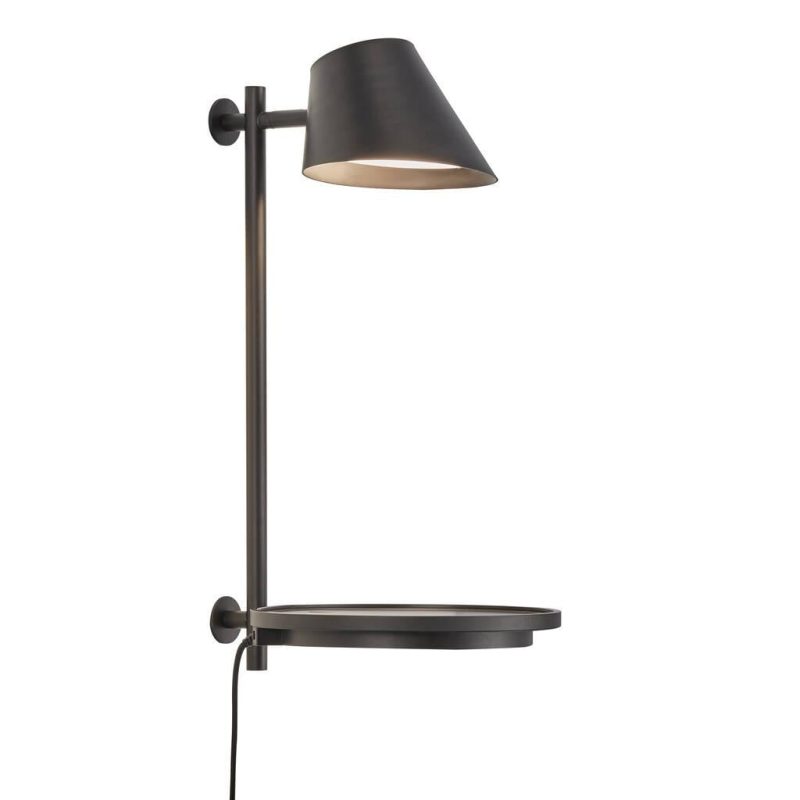 Nordlux Lampada da parete design nera orientabile LED 14,5W dimmerabile
