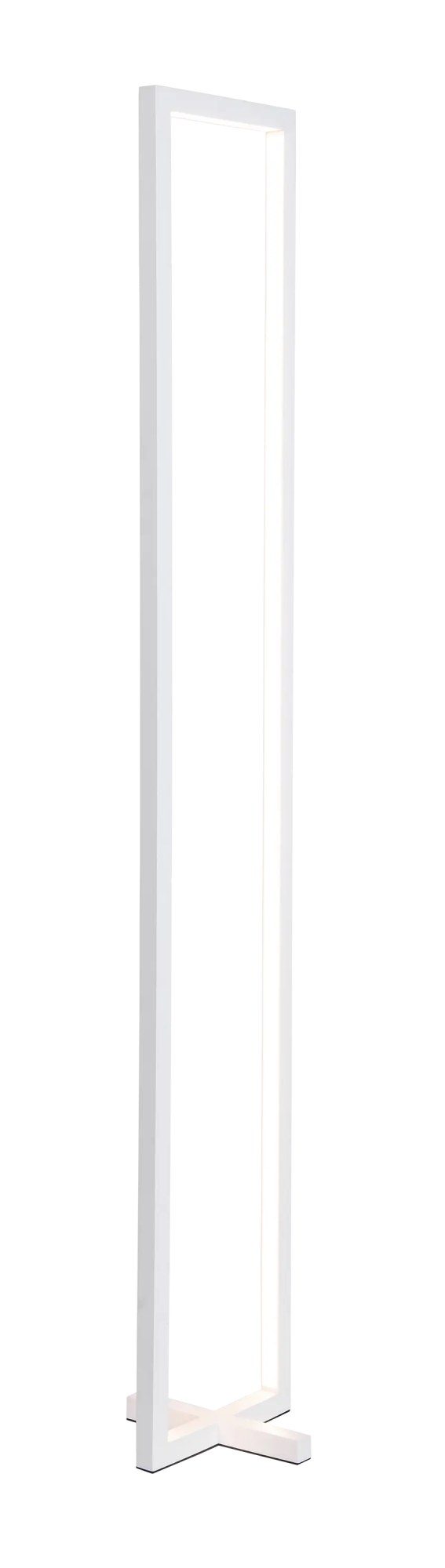 Fantasia GURI LED floor lamp frame shape white, dimmable, 47W