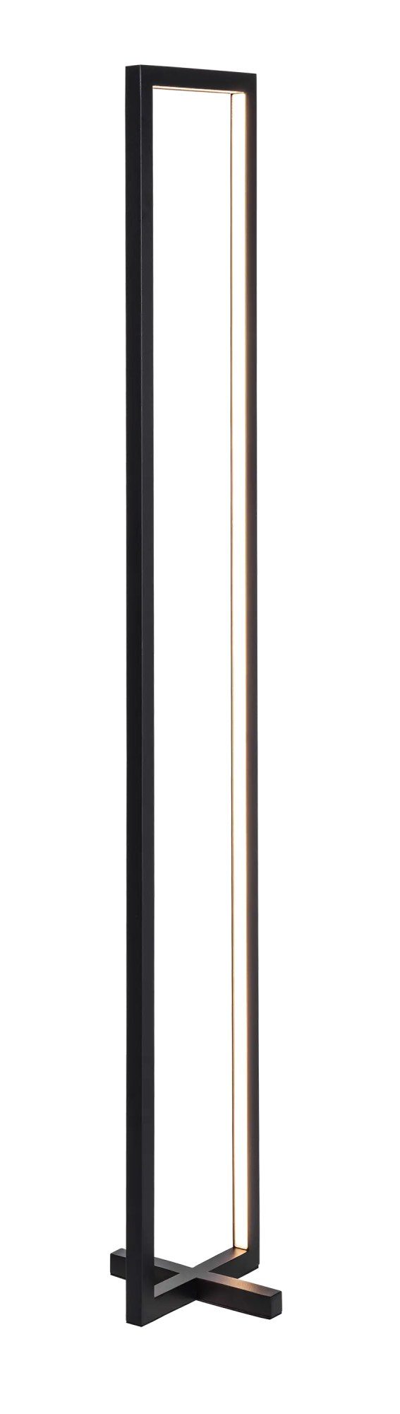 Fantasia Guri LED floor lamp frame shape black dimmable 47W