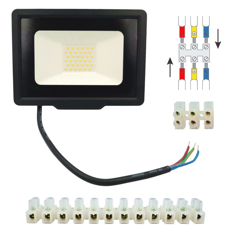 City Line faretto LED da esterno 20W nero IP65