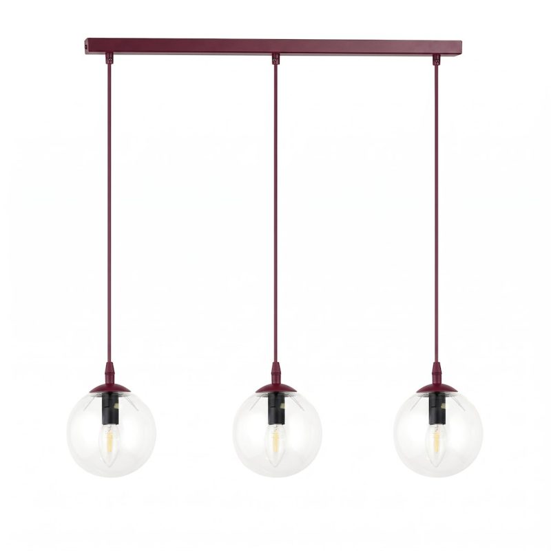 Emibig COSMO 3 BURGUNDY TRANSPARENT