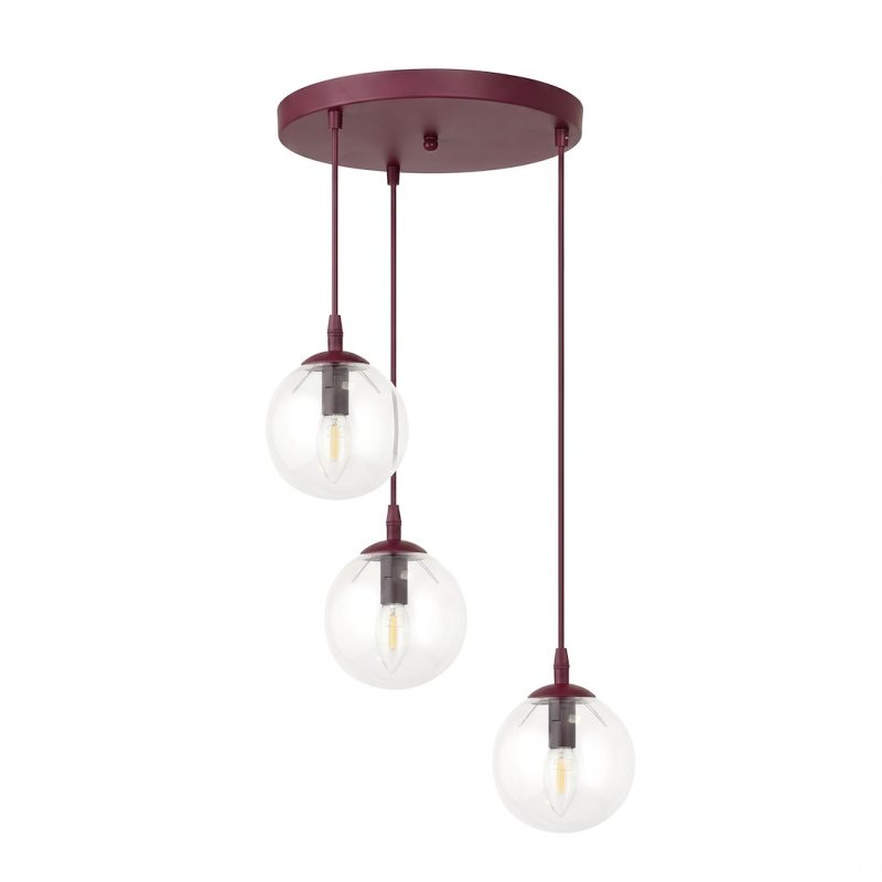 Emibig COSMO 3PREM BURGUNDY TRANSPARENT