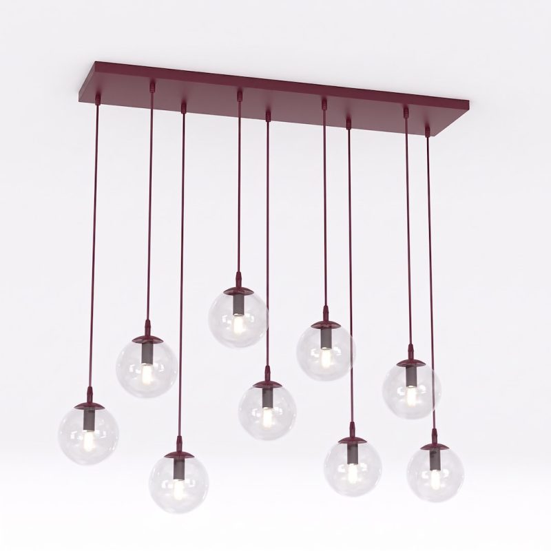 Emibig COSMO 9 BURGUNDY TRANSPARENT