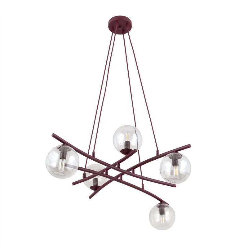 Emibig ESSA 5 BURGUNDY TRANSPARENT