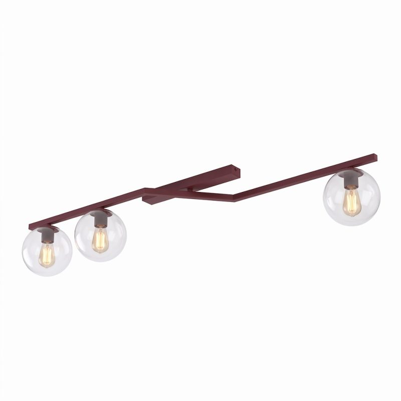 Emibig NATON 3 BURGUNDY TRANSPARENT