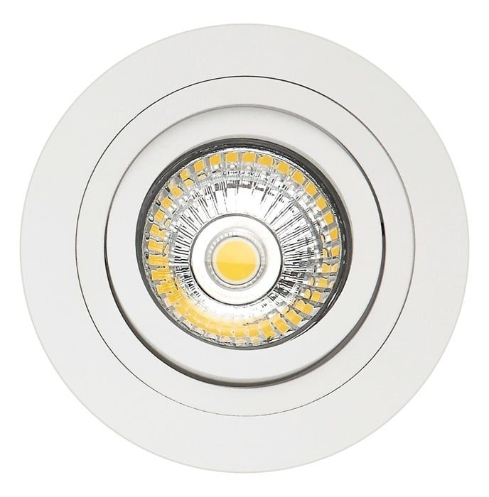 Fantasia spot encastrable rond orientable bague dorée chanfreinée