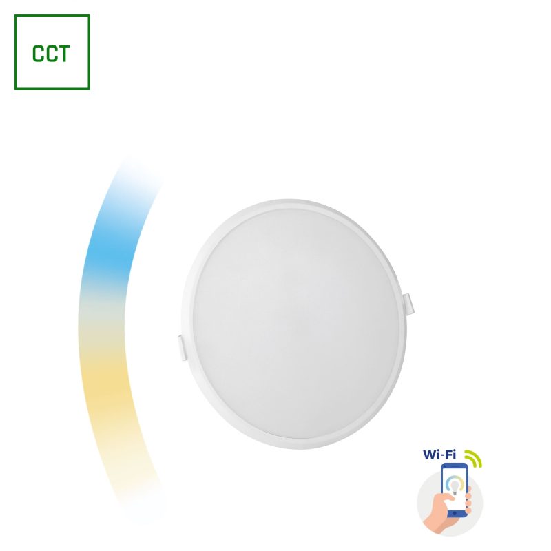 Spectrum LED ALGINE 22W CCT+DIM WI-FI SPECTRUM SMART ROUND