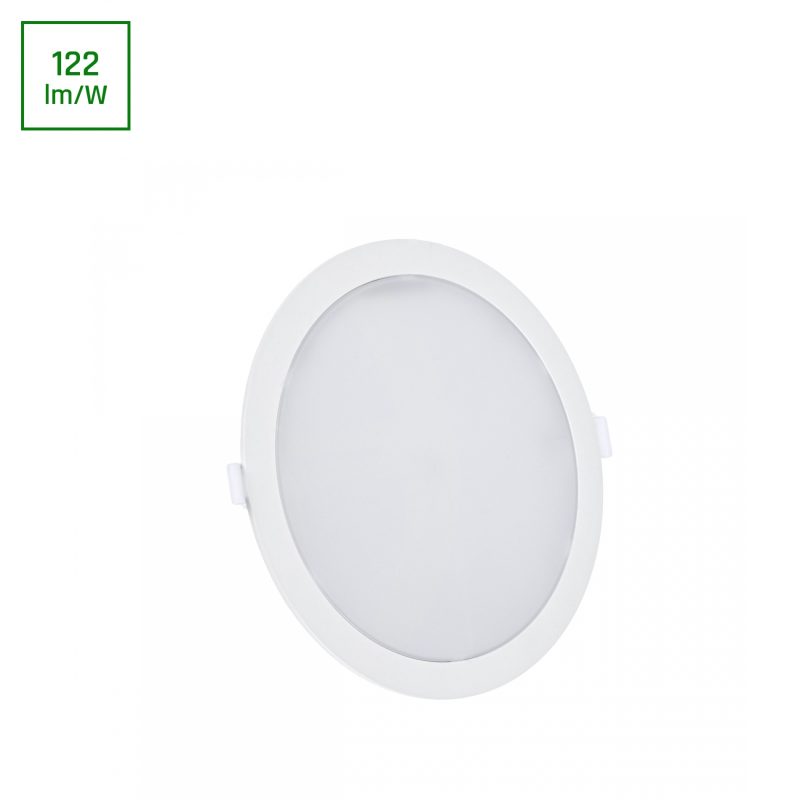 Spectrum LED ALGINE 2IN1 SURFACE-RECESSED DOWNLIGHT 18W 1900LM NW 230V IP20 ROUND