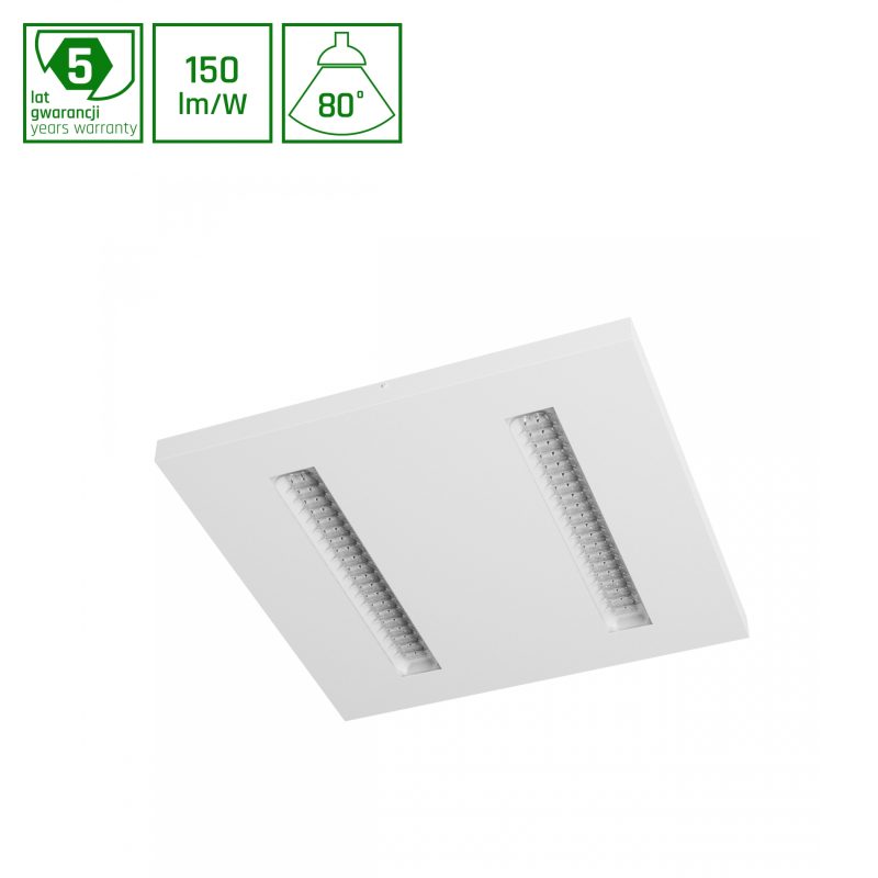 Spectrum LED ALGINE DOPPIO PANEL 40W NW 230V 80DEG IP20 600X600X35 WHITE