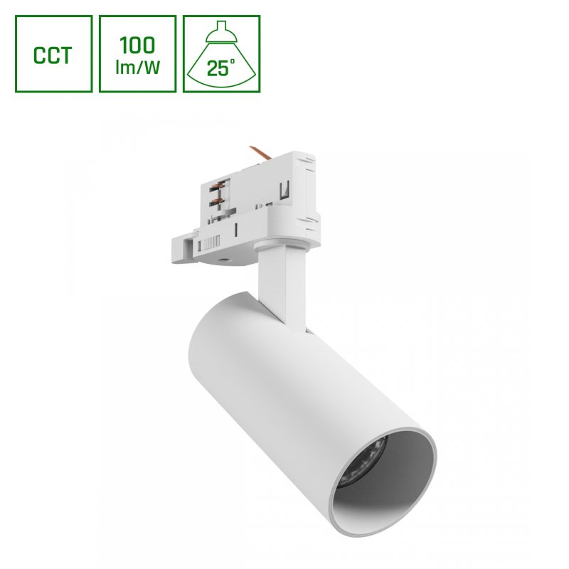 Spectrum LED ANDROMEDA PRIME TRACKLIGHT 3F 3CCT 8W 230V