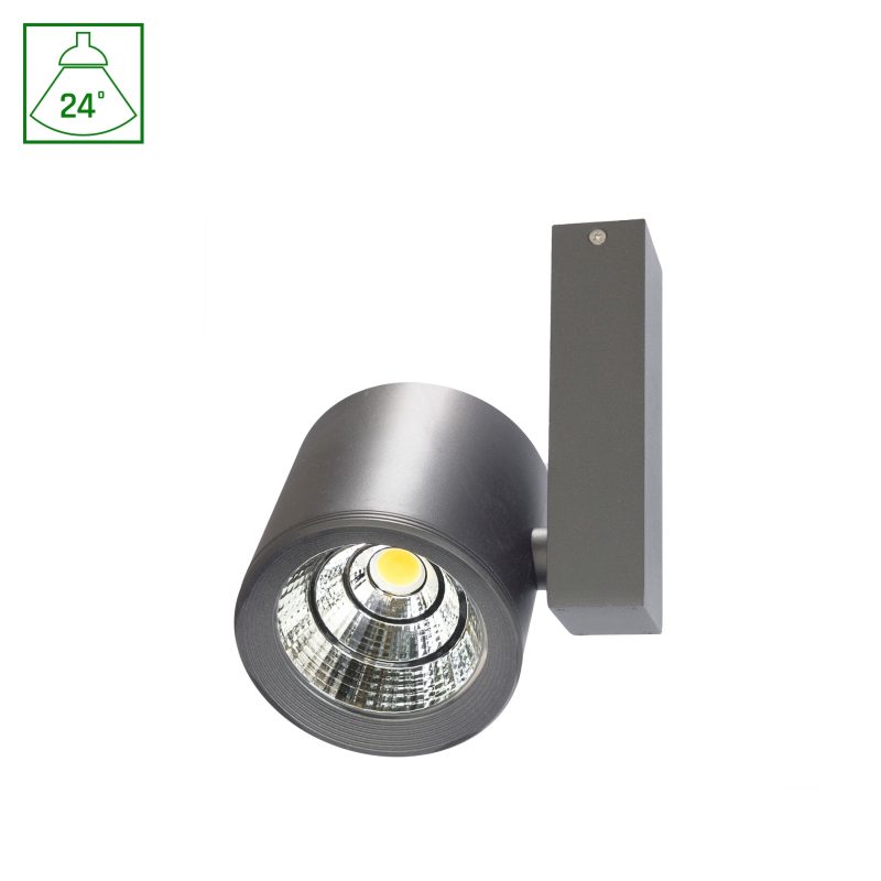 Spectrum LED CHLOE COB LED 230V 16W IP20 24DEG WW CEILING SILVER MAT