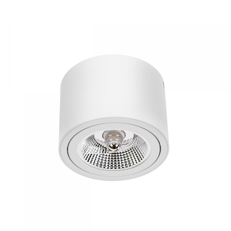 Spectrum LED CHLOE AR111 GU10 IP20 ROUND WHITE, ADJUSTABLE