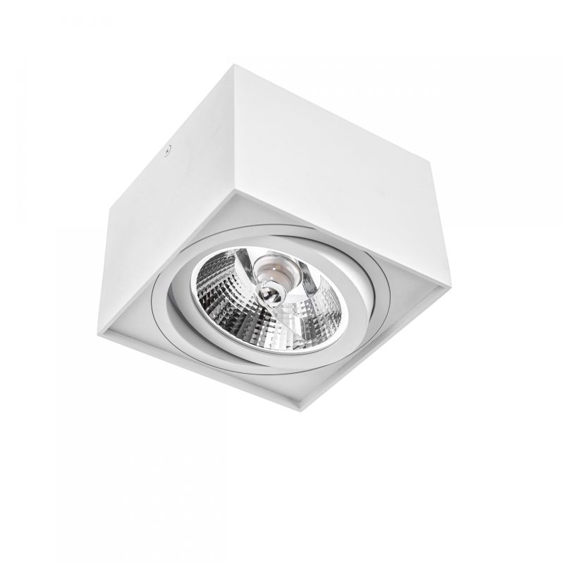 Spectrum LED CHLOE AR111 GU10 IP20 SQUARE WHITE