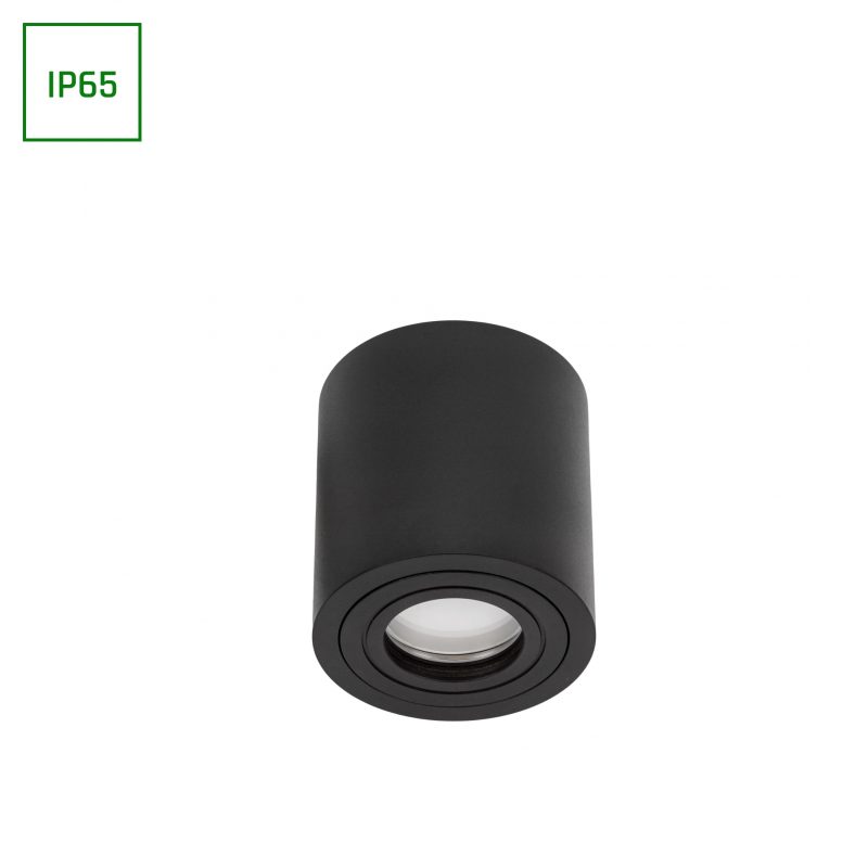 Spectrum LED CHLOE GU10 IP65 ROUND BLACK