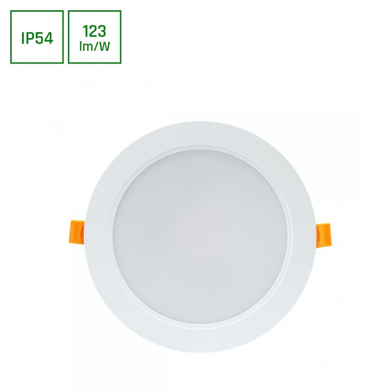 Spectrum LED DURE 3 DOWNLIGHT 18W CW 230V 110DEG IP54 IK06 170X34