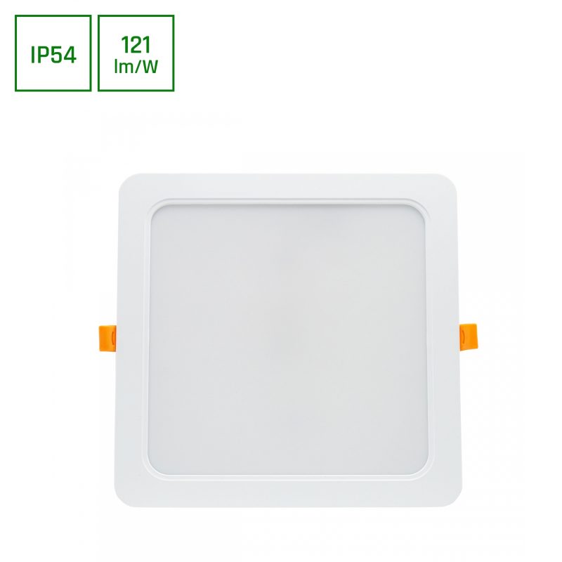 Spectrum LED DURE 3 DOWNLIGHT 24W CW 230V 110DEG IP54 IK06 220X220X34