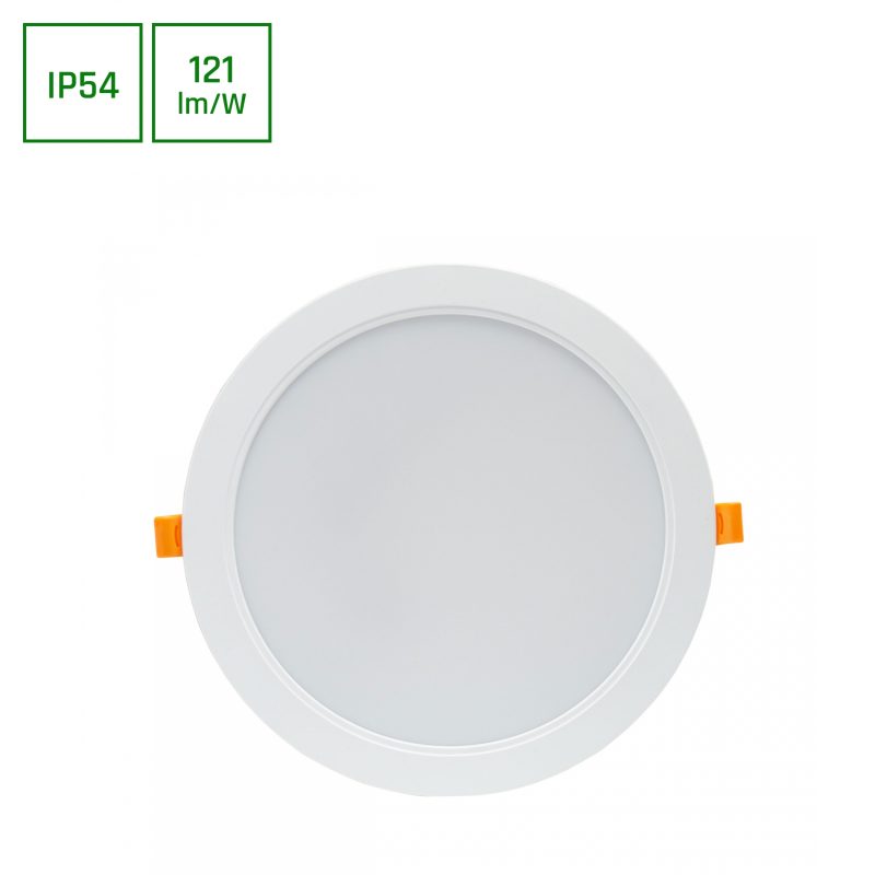 Spectrum LED DURE 3 DOWNLIGHT 24W WW 230V 110DEG IP54 IK06 220X34