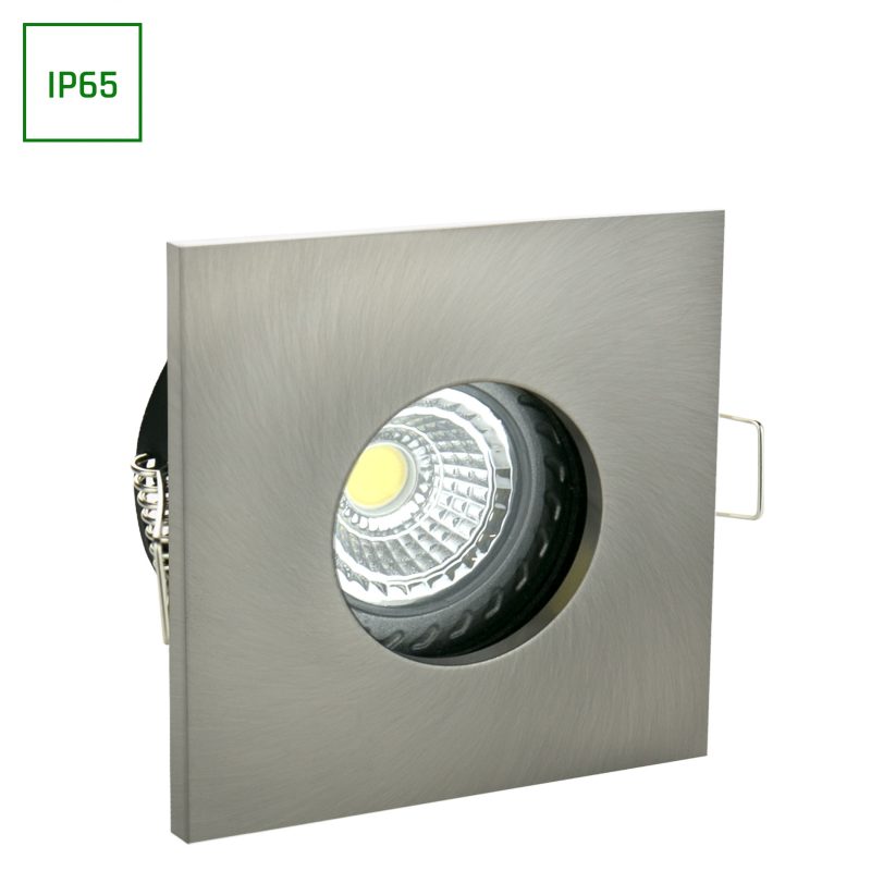 Spectrum LED FIALE IV GU10 SQUARE SILVER IP65