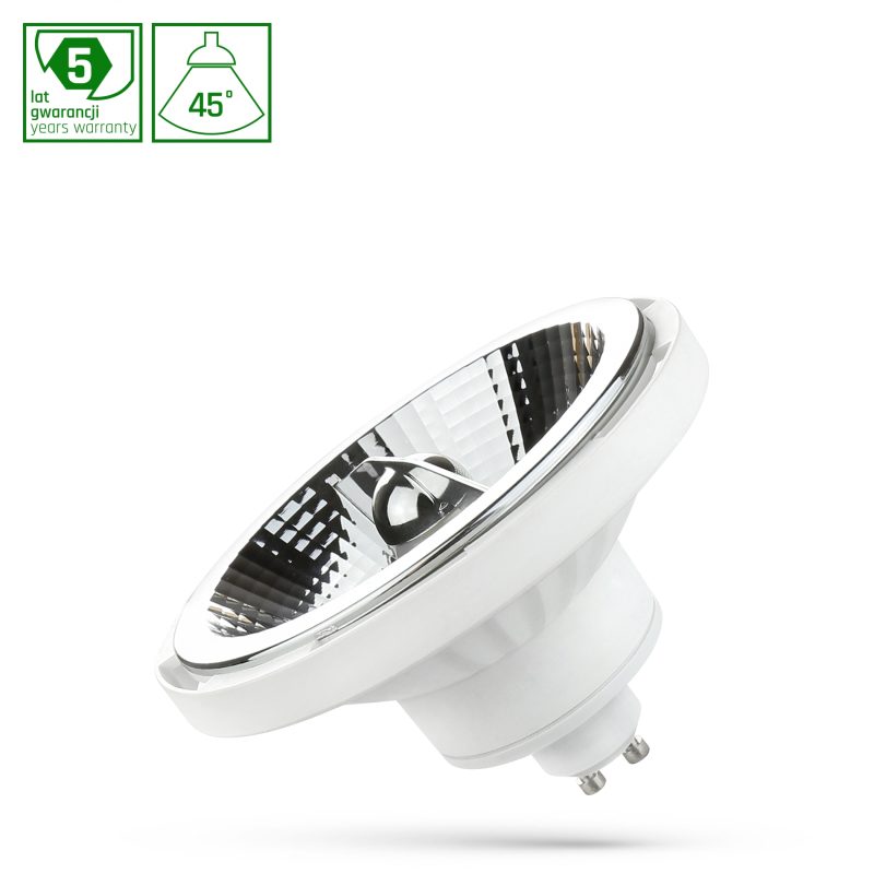 Spectrum LED LED AR111 GU10 230V 12W SMD 45DEG WW WHITE