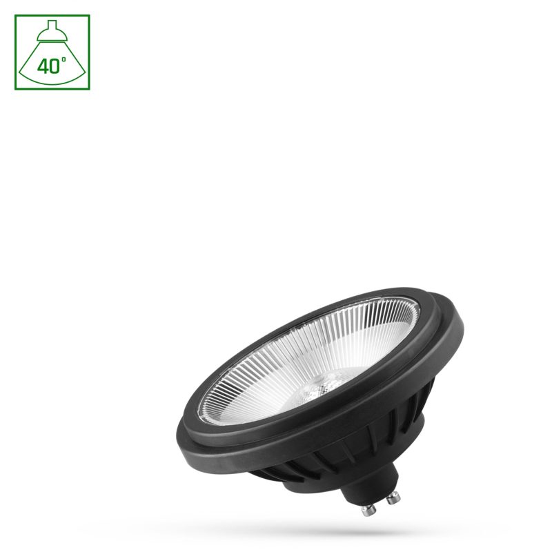 Spectrum LED LED AR111 GU10 230V 14W BASIC 2 SMD 40DEG NW BLACK SPECTRUM