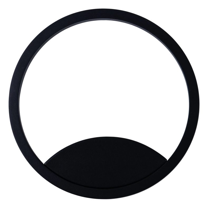 Fantasia Orso ring lamp black wall/ceiling dimmable 15W indirect light