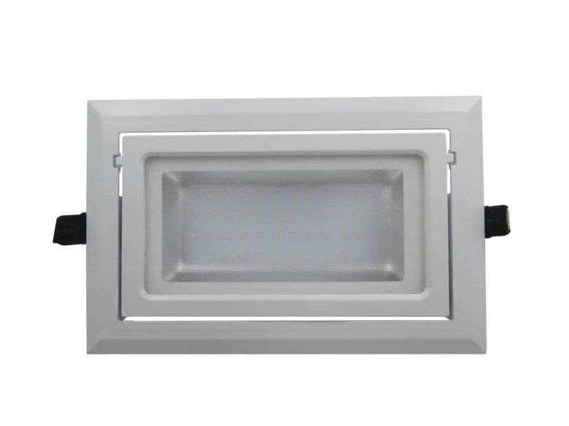 Gobrightlighting spot encastrable LED rectangulaire 40W orientable dimmable