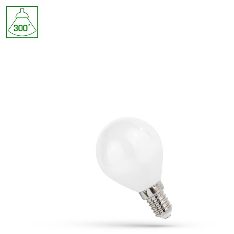 Spectrum LED LED BALL G45 E-14 230V 1W COG WW MILKY SPECTRUM