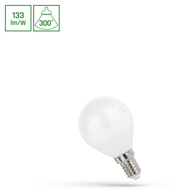 Spectrum LED LED BALL P45 E-14 230V 6W COG NW MILKY SPECTRUM