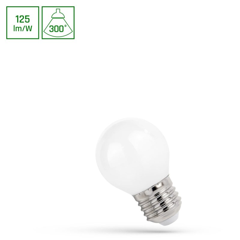Spectrum LED LED BALL P45 E-27 230V 6W COG WW MILKY SPECTRUM