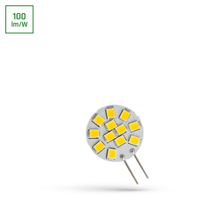 Spectrum LED LED G4 12V 1.2W 12 LED WW 20mm SPECTRUM