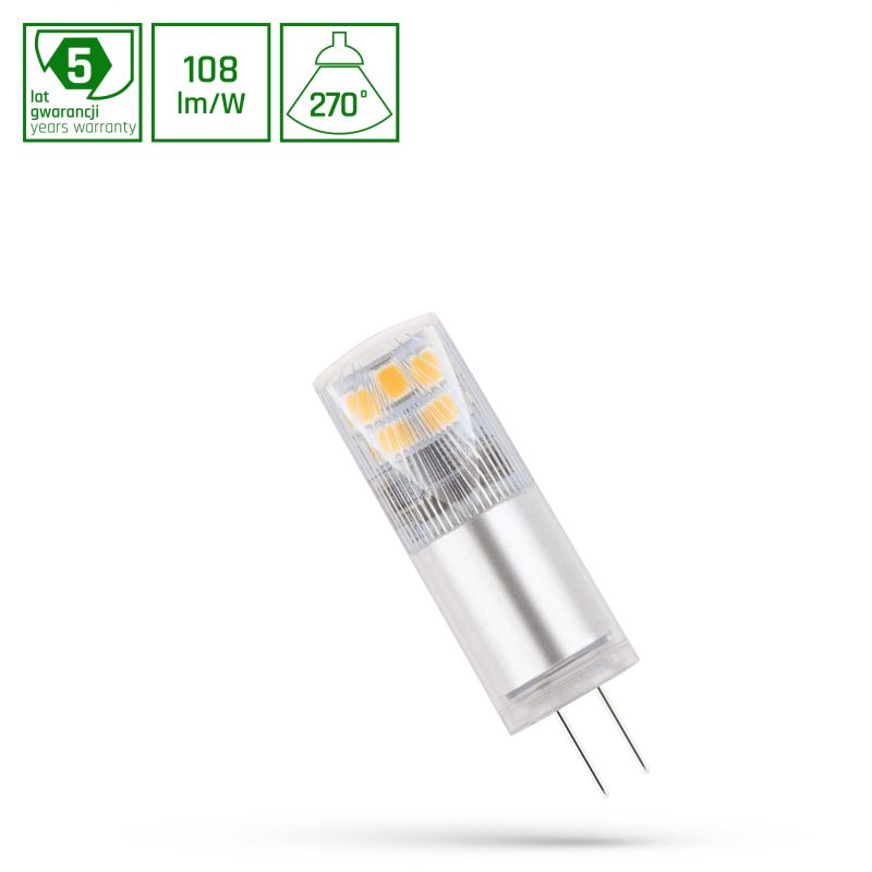 Spectrum LED LED G4 12V 2W WW 5Y WARRANTY PREMIUM