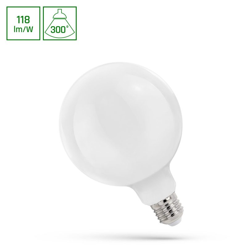 Spectrum LED LED GLOB G125 E-27 230V 11W COG NW MILKY SPECTRUM